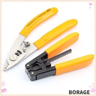 BORAG Wire Stripper Set, Orange Stainless Steel Cable Pliers, Universal Crimping Tool Cable