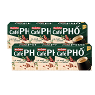 Combo 6 Hộp MacCoffee Cafe PHỐ Cà phê hương chồn (hộp 10 gói x 16g)