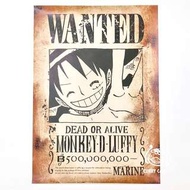 【少年Jump展Vol.3】海賊王 One Piece 懸賞金海報 A3 Size Poster 路飛 Luffy