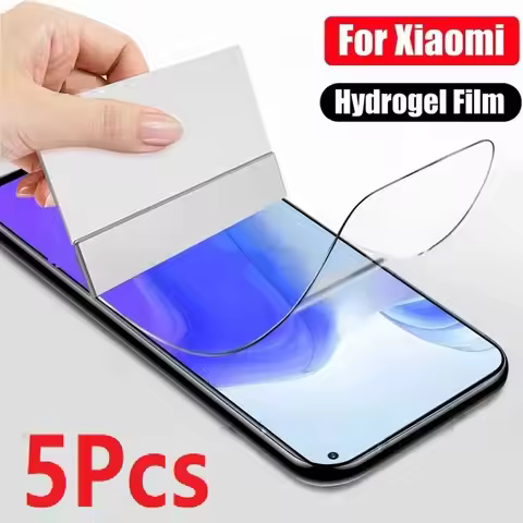5Pcs Hydrogel Film For Xiaomi POCO F5 X5 X6 X3 Pro NFC Screen Protector poco X4 M5S M4 M6 F4 F3 GT x