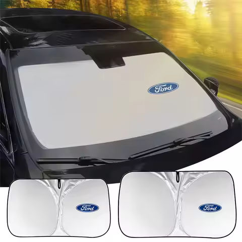 Car Windshield Sunshade Front Window Covers Sun Heat Protection For Ford ST Racing Focus Kuga Mustan