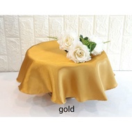 Alas Dulang Kain Satin Bulat 58cm x 58cm 1pc Table Cloth Round Table Cloth