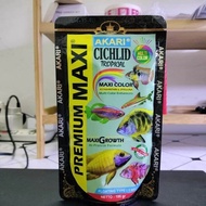 akari premium maxi growth cichlid & tropical fish pellet