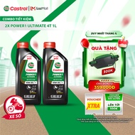 COMBO 2 Dầu nhớt xe số CASTROL POWER1 ULTIMATE 10W-30 4T (1L)