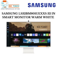 Samsung LS32BM801UEXXS 32" Inch Smart Monitor Warm White 3 Years Warranty