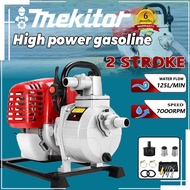 Mekitor pam air kebun petrol water pump engine heavy duty gasoline 2-Stroke pressure water pump