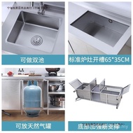 White Cabinet Integrated Stainless Steel Integrated Sink Steel Belt Cabinet Cabinet Rental Stove Cab