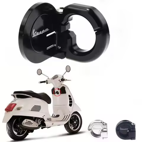 For Vespa GTS300 LXV Sprint Primavera Helmet Hooks Locks Crochet Adapter Motorcycle Storage Hook For