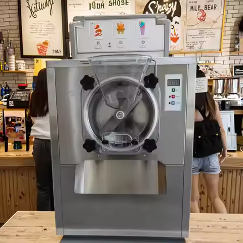 Commercial Equipment Machinery Hard Ice Cream Maker / Industrial Ice Cream Gelato Machine Hard Ice C