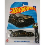 Hotwheels 2018 Bentley Continental GT3 Black 25G