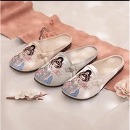Opera Huadan Embroidered Slippers Women's Flat Outer Wear Peking Opera Facebook Shoes Old Beijing Cl