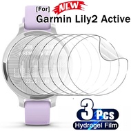 3PCS HD Clear Soft Hydrogel Film Smart Watch Soft Film For Garmin Swim Lily 2 Quatix 7 Pro D2 Charli