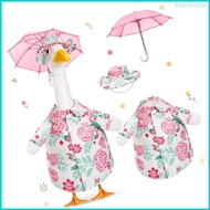 Nan Stylish Geese Dress With Umbrellas Celebratory Geese Costume Designed For Porch Statues And Spec