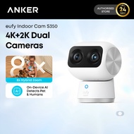 ANKER Eufy Security Indoor Cam S350 - Dual Cameras 4K UHD Resolution with 8x Zoom