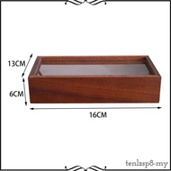 [Tenlzsp8] Shadow Box Photo Frame Table Top Bedroom Decoration Restaurant Transparent Panel Decorative Wood Bar Frame