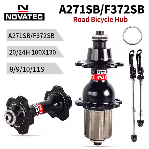 Novatec Road bike hub A271SB F372SB 2/4Bearing Front/Rear 20/24 holes 7/8/9/10/11Speed Bicycle Hubs
