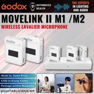 Godox MoveLink II M1 / M2 Wireless Lavalier Microphone System(1 TX + 1 RX), 2.4G Wireless Noise Canc