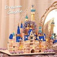 Compatible with Lego Disney Princess Castle Girl Adult Large Building Blocks Educational Assembled Toys Gift for Bestie