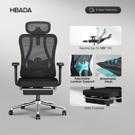 HBADA P1 Ergonomic Chair with 3D Adjustable Headrest & Armrests