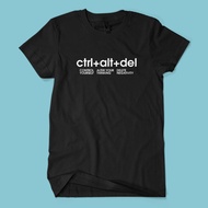 CTRL ALT DEL Premium Distro T-Shirt - Unisex Adult Motivational Words Shirt
