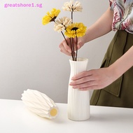 GREATSHORE Home Nordic Plastic Vase Simple Small Fresh Flower Pot Storage Bottle For Flowers Living Room Modern Home Decoration Ornaments SG