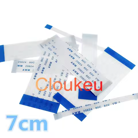0.5 1.0mm 7cm FFC FPC flexible flat cable 4P 5P 6P 7P 8P 9P 10P 12P 14P 16P 18P 20P 24P 26P 28P 30P 