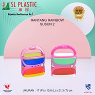 Rainbow 2-Stack SL PLASTIC Lunch Box