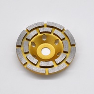 Double row diamond grinding wheel 100mm/3.95 inches (7mm/1.28in thick), Angle grinder grinding wheel