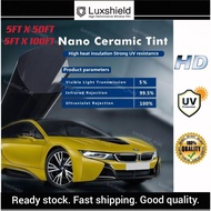 🇲🇾Big Roll Gelap 95% 4K Nano Ceamic Ultra HD Tinted IRR95%+ UV99% Tinted Kereta Rumah Ceramic Film 5
