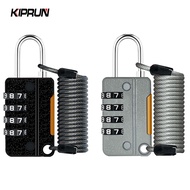 KIPRUN Combination Lock,  Lock Spring Steel Wire 4 Digits Combination, Mini Security Code Padlock, W