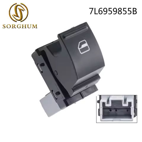 SORGHUM Window Power Switch Button 7L6959855B 1K0959855 For VW Golf MK5 6 Passat B5 Jetta B6 Amarok 