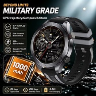 New G6 1000mAh Battery Smart Watch Men GPS Trajectory Heart Rate Bluetooth Call Compass Sports Watch