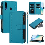 Samsung Galaxy A15 4G/A15 5G/A16 4G/A16 5G/A17/A20/A30/A20E/A10E/A20s/A21/A21s CaseZipper Wallet Lea