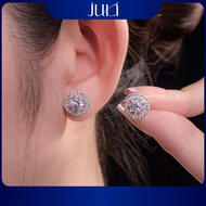 Square Earrings with 1 4LI Diamond and 12 Moissanite for Women | Forever | KT5569 JULI