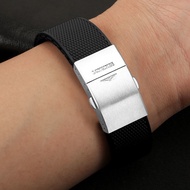 10/2✈Longines Concas series rubber watch strap L3.742 L3.781 L3.782 original model 41 dial bracelet