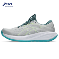 ASICS GEL-CUMULUS 28 (2E WIDE) MEN RUNNING SHOES IN CLOUD GREY/ENERGY AQUA