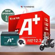 TIANNENG 12V12Ah Electric Bicycle Battery E-Bike Scooter Battery New Battery 6-DZF-12.3