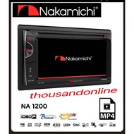 NAKAMICHI NA 1200 / NA1200 6.2” HD SCREEN 2-DIN CAR DVD BLUETOOTH PLAYER STEREO