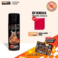 Samurai Y138 Brilliant Red Yamaha Color - Aerosol Coating Spray Paint for Automotive Car Motorcycle