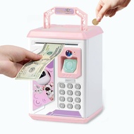 Kids Electronic Piggy Bank, Mini Atm Piggy Bank for Real Money, Piggy Bank for Boys Girls Toy, Auto 