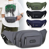 Outdoor Sports Waist Bag Men Women Multifunctional Messenger Bag Wear-Resistant Waterproof Commuter 