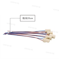 20cm G9 Type Power Socket Led Lamp Bulb Base 250V 2A Ceramic Holder Cable Wire Connector for G9 Halo