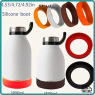 SUMU 11.5/12/12.5cm Boot for Water Bottle, Anti-fall Silicone Water Cup Protective Cover,  Multiple 