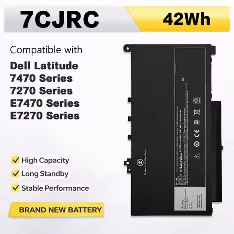 PowerHub 7CJRC Laptop Battery Compatible with Dell Latitude E7470 E7270 Series 451-BBSW 451-BBWR 21X