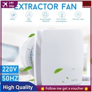 [in stock]18W 6inch Exhaust Fan Low Noise Ventilator Fan Kitchen Bathroom Bedroom Toilet Wall Silent Extractor Exhaust Fan