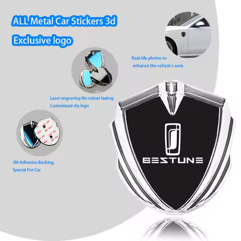For Bestune T77 Pro B70s T99 T55 B70 E05 T90 Nat Pro Key Accessories Car Body 3d Metal Shield Decora