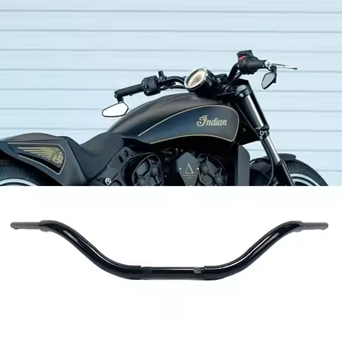 Motorcycle 1-1/4" Gullwing Handlebars For Indian Scout Indian Scout Bobber Steering Wheel Gull Wing 