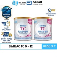 RM264.60* Similac TC (Total Comfort 820g) x 2