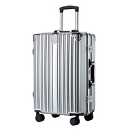 ZT Luggage กระเป๋าเดินทางโครงอลูมิเนียม ล้อลาก รุ่น VINTAGE 20/24 นิ้ว วัสดุ ABS+PC แข็งแรง ทนทาน มีพอร์ตชาร์จ USB