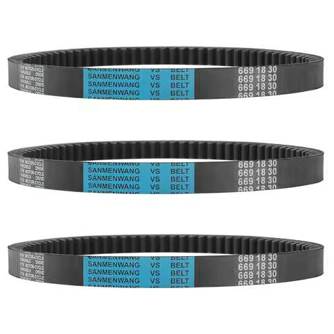3Pcs CVT Drive Belt 49cc 50cc 80cc GY6 139QMA 139QMB 1P39QMB 669-18-30 669 18 30 ATV Scooter Go Kart